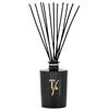 Teatro Fragranze Uniche Nero Divino 1500 ml Vaso Nero Lucido diffusore con Bastoncini