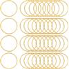 BENECREAT 35 pz di Anelli per macramè, Anelli in m Metallo da 75mm per Realizzare Decorazioni Floreali per Matrimoni e Oggetti Artigianali da Appendere alle Pareti