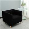 Mswborml Quadrato Fodere Copripoltrona da Cocktail con Fondo Elastico, Rimovibile Copripoltrona Elasticizzato Sedia da Club, Elasticizzato Copripoltrona Chesterfield 1 Posto AntiGraffio,C