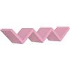 MODULARREDO | SAETTA Mensola da Muro, Mensola Cameretta, Mensola da Parete, Mensole Cameretta Bambina, 57x11 p15.5 cm, Rosa Blush - Made in Italy