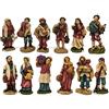 Joy Christmas Pastori in Resina 9 cm per Presepe Set da 12 Pezzi - 48205