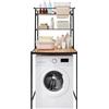SUONTY Organizer a 3 ripiani, per bagno, lavanderia, balconi, verande
