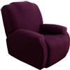 Hearda Copripoltrona Relax Reclinabile Universale, Tinta Unita Fodere Poltrona Relax Elasticizzato Copripoltrona 1 Posto con Tasca Copripoltrona Reclinabile Fodere per Poltrone (Fucsia)