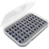 ckpsms Marca - #172222P Bobine Drop-in in plastica Adatte per Singer 66 99 Class Bernina 719 White 8600 8800 (30PCS+Box)