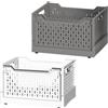 Generico Cesto Portaoggetti Ruote - Cesto Portabiancheria - Porta Libri Pieghevole | Pieghevole Portatile Con Ruote | Scatola Porta Oggetti Resistente Per Dormitorio Studentesco |