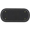 HUDFVIOI Fondi per Borse Uncinetto 1/3 pezzi 21.5x10 cm fondo lungo for borsa lavorata a maglia base in pelle PU fatta a mano con fori accessori fai da te all'uncinetto per Borsa a Maglia Borse(Color 2,1pc)