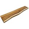 Kinaree Suar - Mensola in legno di acacacia, 100 - 200 cm, diverse misure, 15 - 45 cm di profondità, da costruire autonomamente (200 x 25 - 35 cm)