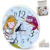 Regalami.Shop - Orologio Bomboniera 12 cm - Completa di Scatola Regalo, Portacnonfetti, Bigliettino - Vari soggetti - per Nascita, Battesimo, Comunione, Cresima, Matrimonio... (1, Tondo al)