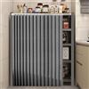 HLTQL Tendina sottolavello Bagno,Tenda da Cucina Corta,Tenda Corta per Finestra,per Armadio da Cucina,Armadio,Bagno,Mobile Lavatrice,scaffale(3,W*H/65 * 90cm)