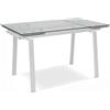 Bonussi Tavolo Allungabile 140/200x80x76 cm in Vetro Temperato Tommy Trasparente