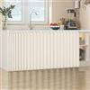 MTHGH Tendina sottolavello Bagno,Tenda da Cucina Corta,Tenda Corta per Finestra,per Armadio da Cucina,Armadio,Bagno,Mobile Lavatrice,scaffale(2,W 60cm/H 49cm)