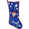 Colorfamily Calza Befana Personalizzata con Nome Renna Idea Regalo Natale Epifania Personalizzabile