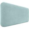 DHOME Testiera Imbottita Liscia Arrotondata in Velluto Premium per Parete Acustica Testate Letto Fonoassorbenti Camera da Letto (Verde Acqua, 90cm)