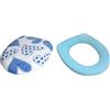 LIFKOME 2pezzi Coprisedile WC in Pile Extra Spessi e Morbidi Fodera Calda per Vaso Standard Tessuto Decorativo Blu per Casa e Bagno