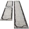 oKu-Tex 30171creme067620 - Set di 3 tappeti per camera da letto, motivo geometrico Öko-Tex 100, 2 x 67 x 140 cm, 1 x 67 x 340 cm, colore: crema