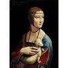 1art1 Leonardo da Vinci Dama con L'Ermellino, ca. 1490, 2 Parti Poster Carta da Parati Fotomurale 250x180 cm