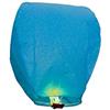 PARTYLANDIA CF 10pz Lanterna Cinese, Biodegradabile, Mongolfiera Volante Pallone Aerostatico Cielo Feste Sky Lantern (Blu)