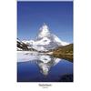 1art1 Montagne Poster Cervino E Lago di Riffel Stampa 91x61 cm