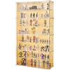 lyxamjrzyp Vetrina Espositiva, Vetrinetta per Collezionismo, Teca Lego, Vetrine per Oggetti da Collezione, Contenitori per Cubi, Camera da letto, Ufficio, Soggiorno (Size : 92x162CM/36.2x63.7IN)