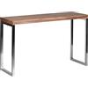 FineBuy - Tavolo consolle ingressi in legno massello/metallo, 120 x 77 x 45 cm, consolle per mobili, capacità di carico massima: 50 kg, tavolo da ufficio, design tavolo da corridoio