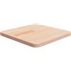 vidaXL Piano Tavolo Quadrato 40x40x2,5 cm Massello Rovere Non Trattato