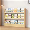 JFOZDM 3/4/5/6 Livelli Libreria, Libreria da Parete, libreria verticale, libreria bambini, libreria salvaspazio/Anti-dumping, per Camera dei bambini, Soggiorno, Ufficio, Camera da Letto, Bianco