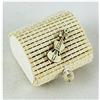DLM Bomboniere DLM-29084 (Kit 12 Pezzi) Scatolina Scatola Portaconfetti in Bambu Violino Musica bambù Confettata Segnaposto bomboniera