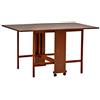 LIBEROSHOPPING.eu - LA TUA CASA IN UN CLICK Tavolo richiudibile legno formica con ruote 140x90 cm GIORGIA (Noce)