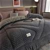 Generic Trapunta Piumino Invernale in Tessuto Caldo Piumone in Pile Sherpa Piumoni Matrimoniali Invernali Morbida e Calda Trapuntino Coperta Addensare Fluffy Inverno(#8,200x230cm/3kg)