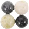 Ipetboom 4 Palline Decorative in Pietra a Forma di Sfera per Riempitivi Vasi e Centrotavola Moderni, 4 Pezzi per Arredamento Casa e Mensole