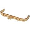 WANGSHAOWEI Chiusura Clic Clac per Borse Telaio for Borsa a Vite con Superficie Liscia da 18 cm Gancio ad Anello Accessori for Borse Portamonete in Stoffa Fatti a Mano Fai-da-Te(Gold)