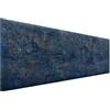 DHOME Testiera Imbottita Liscia Esclusiva Serie Luxury Edition da Parete Acustica Fonoassorbente per Letto e Camera da Letto (Luxurious Blue, 160cm, 4cm Spessore)