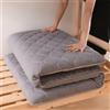 YOUGANG Materasso Giapponese Futon Tatami per Singolo/Matrimoniale/Queen/King-size, Pieghevole da Pavimento, Portatile da Viaggio e Campeggio, Grigio, 100 x 200 cm