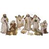 Bonussi Natività 10 Personaggi H25 cm in Resina e Tessuto Vanzetti