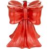Nataland Base Fiocco per Albero di Natale Dipinta A Mano, Supporto Decorativo Robusto e Stabile Alto 45 Cm con Aggancio Universale per Alberi Fino A 240 cm