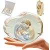 Regalami.Shop bomboniera o Regalo per Comunione, Cresima, Battesimo, Completa di Elegante Scatola da Regalo (Avorio 03)