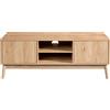Rebecca Mobili Mobile Tv, Credenza Bassa Soggiorno, Marrone, Mdf, Con Foro Passacavi, Salotto Ingresso - Misure HxLxP: 48 x 120 x 39,5 cm - Art. RE6715