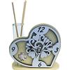 DLM Bomboniere DLM34323 (Kit 6 Pezzi) Profumatore Orologio Cuore in Legno Quadrifoglio Albero della Vita per Nozze Battesimo Comunione Diffusore Profumo bomboniera