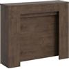 Itamoby, Consolle allungabile 90x25/211 cm Kiba noce allunghe interne