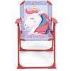 Arditex - Sedia pieghevole con braccioli da 38 x 32 x 53 cm chair Unicorno