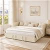 FOERPL Divano Letto Estensibile 90/180 x 200 cm con Rete a Doghe, divano letto Matrimoniale Estraibile Letto Singolo con letto Estraibile Matrimoniale Divano Letto Convertibile 2 Posti, Senza Materasso