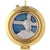 Holyart Teche Eucaristiche: Teca eucaristica Smalto ECCE Homo Croce diam. 5 cm