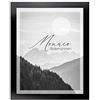 BIRAPA Cornice MONACO 45x45 cm Nero Lucido - Colore
