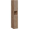Vicco Armadio per il bagno Takumi, Artigiano, 30 x 181 cm con 2 porte, per la conservazione e l'organizzazione degli accessori da bagno