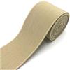 Poyuad 5 Metri 40 mm Elastico per Pantaloni Elastico in Vita Elastico Cinghia Cinghia Fai da Te Biancheria Intima Abbigliamento Accessori per Cucire,Cachi,40 mm