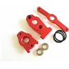 EPTNNASO Aluminum Steering Assembly With Bearing Upgrade Parts Set Red For Traxas 1:16 E-Revo Slash Summit RC Cars