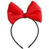 CARTOON Cerchietto con fiocco rosso accessorio per travestimenti di carnevale principesse, Biancaneve, Minnie
