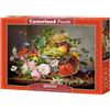 Castorland Puzzle Natura Morta con Fiori e Cesto di Frutta 2000 Pezzi