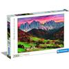 Clementoni - 32570 Collection - Val di Funes - 2000 pezzi - Made in Italy, puzzle adulti 2000 pezzi, puzzle paesaggi, divertimento per adulti