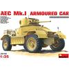 Miniart 1: 35 Scale AEC MK.1 Armoured Car Kit di Modello in plastica